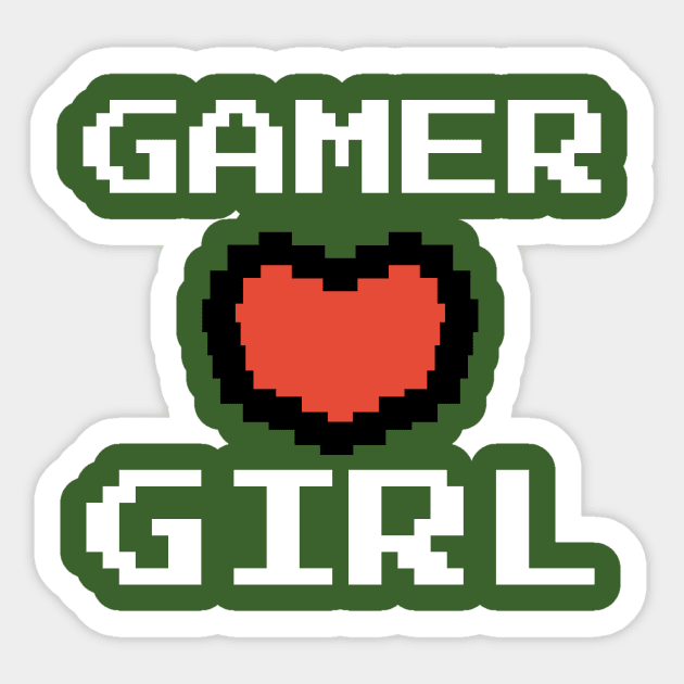 Gamer Girl Sticker by TeeArts